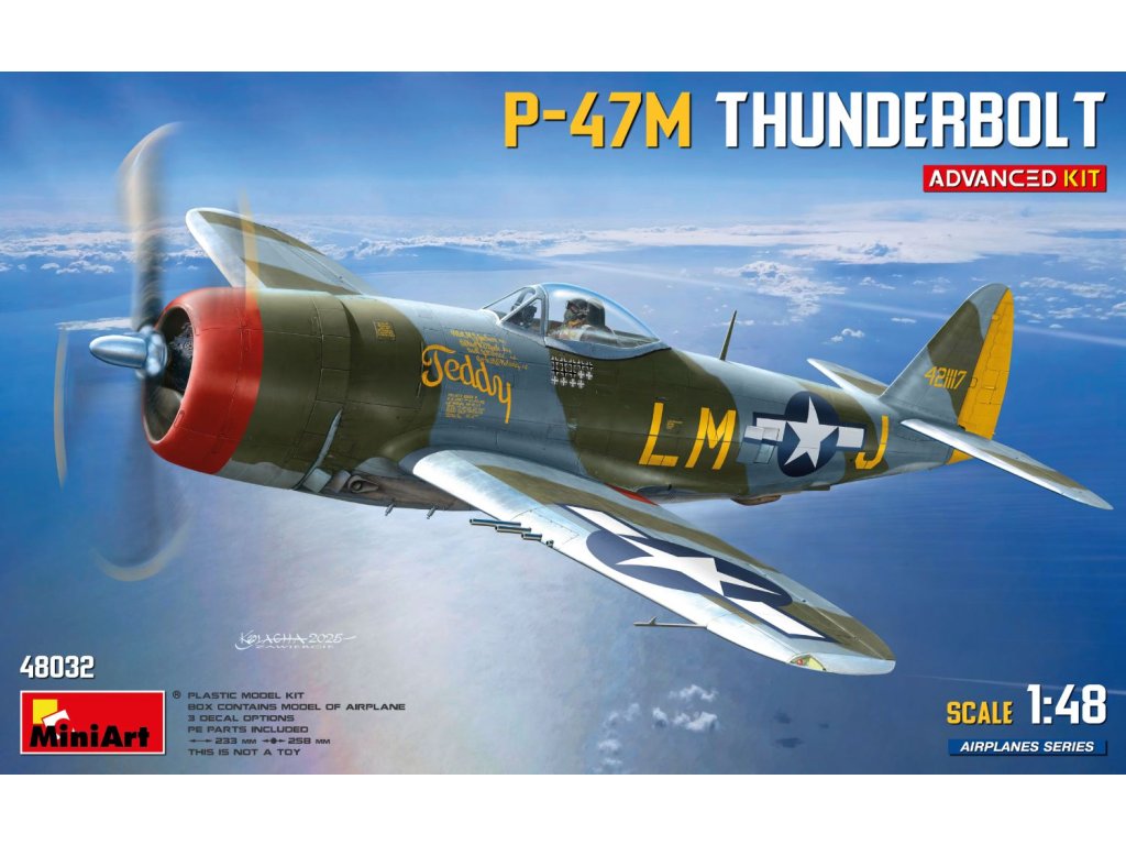 MINIART 1/48 P-47M Thunderbolt. Advanced Kit
