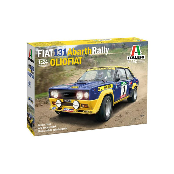 ITALERI 1/24 Fiat 131 Abarth Rally Olio Fiat
