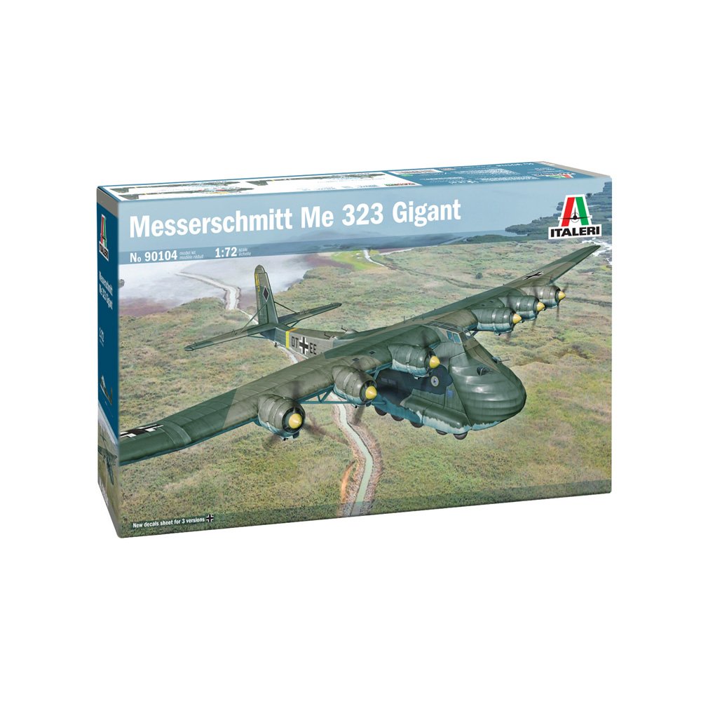 ITALERI 1/72 Messerschmitt Me 323 Gigant-New Artwork and Super Decal Sheet