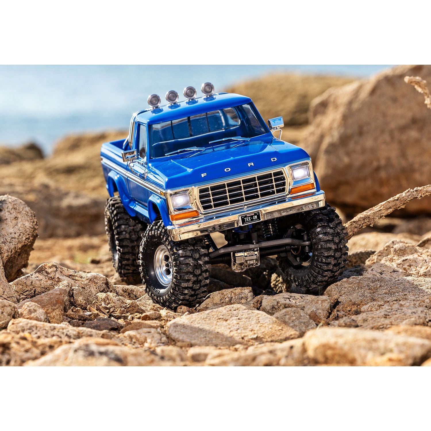 TRAXXAS 1/18 TRX-4M Ford F150 Ranger XLT High Trail Edition 4x4 Blue