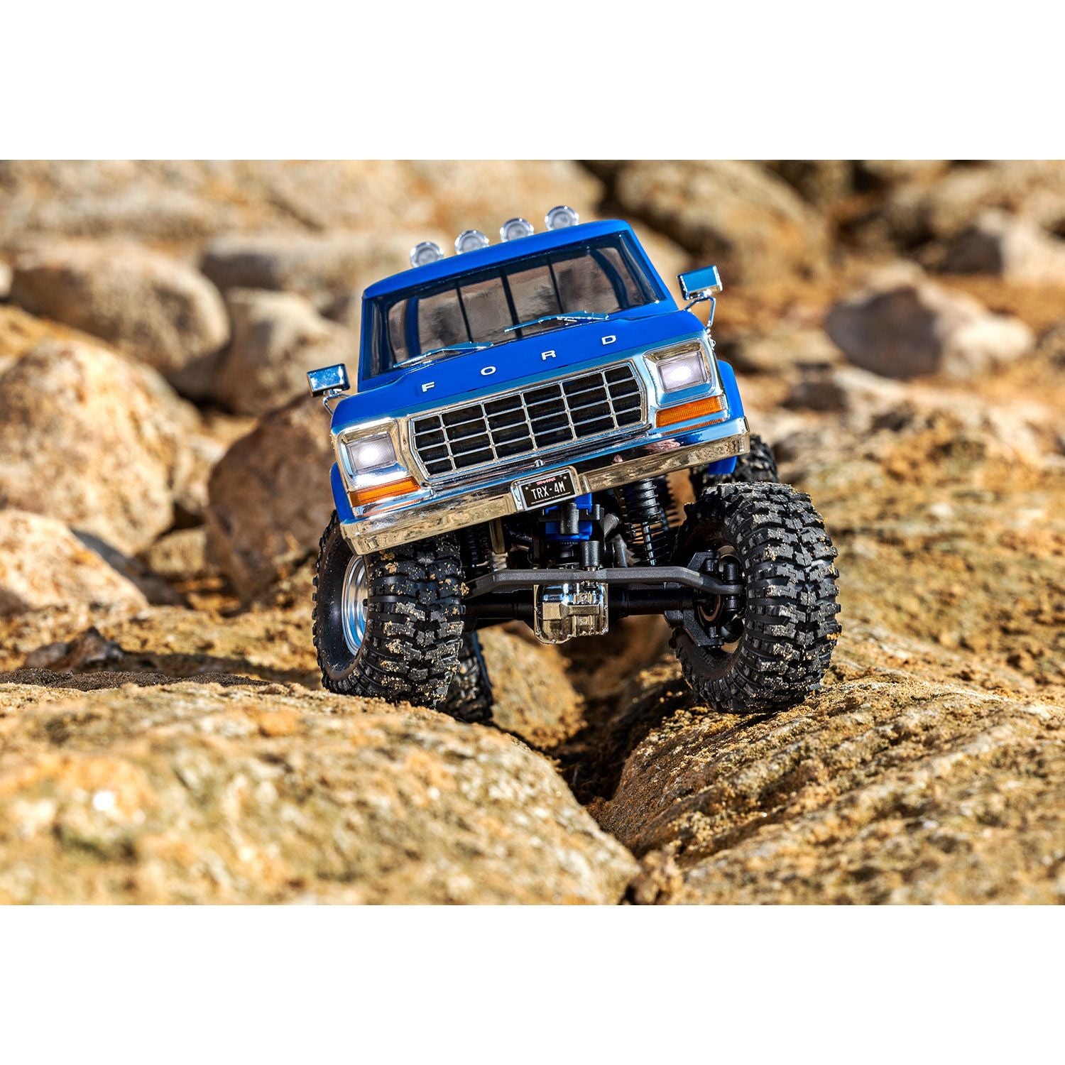 TRAXXAS 1/18 TRX-4M Ford F150 Ranger XLT High Trail Edition 4x4 Blue
