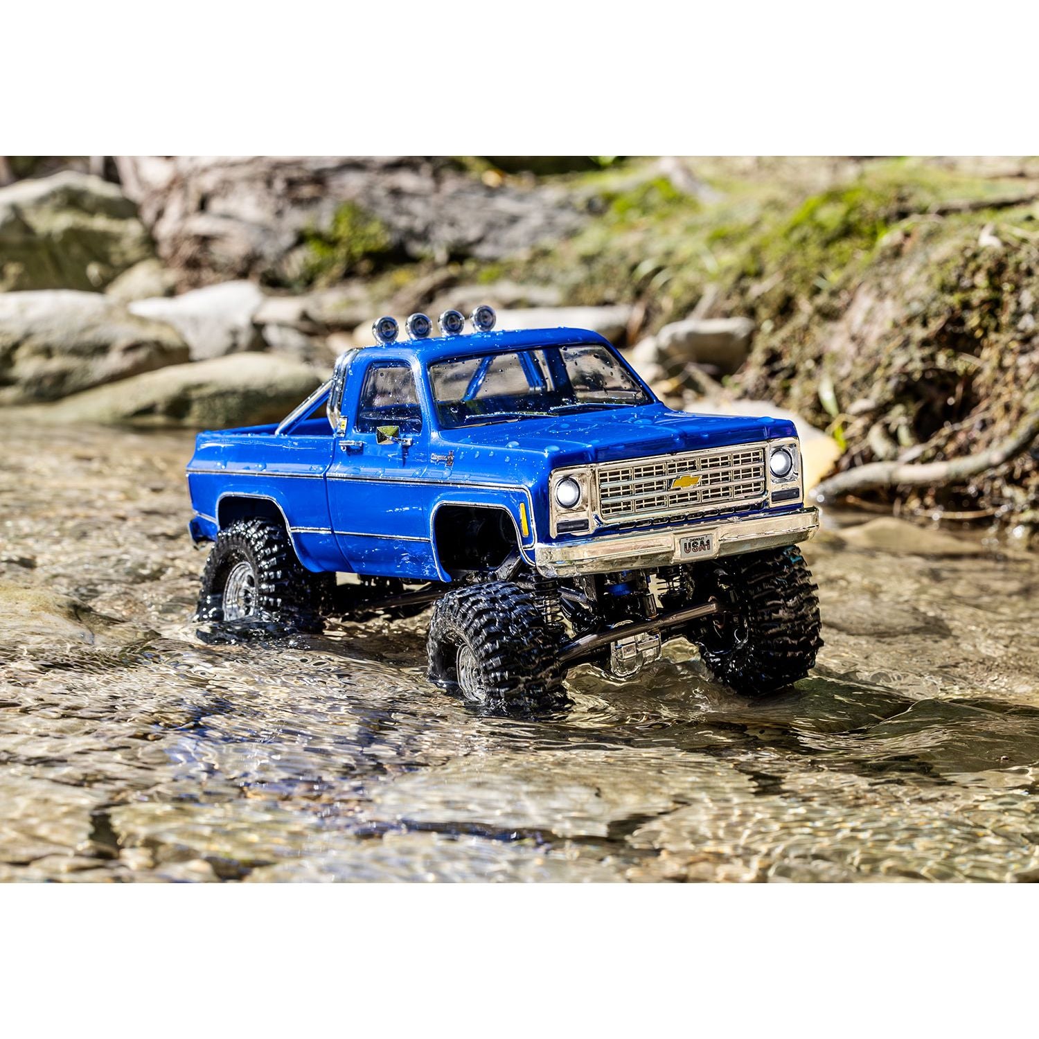 TRAXXAS 1/18 TRX-4M Chevrolet K10 High Trail Edition 4x4 Trail Crawler Blue