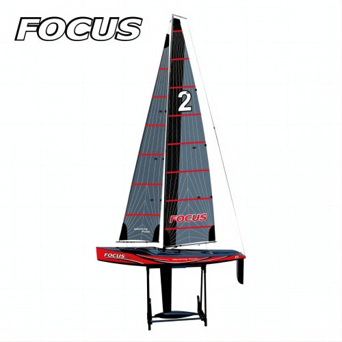 JOYSWAY Focus V3 1000mm Racing Yacht Red RTR
