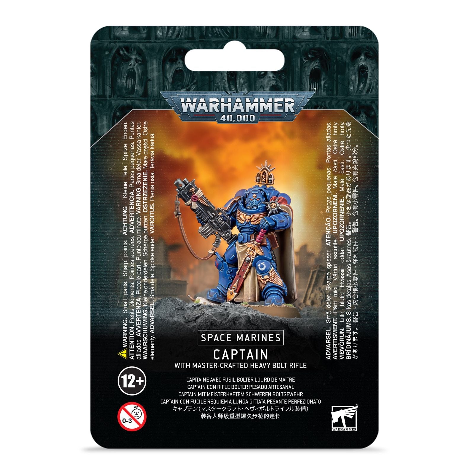 GAMES WORKSHOP 48-48 Space Marine Captain w/ Master-Crafted Bolt Rifle