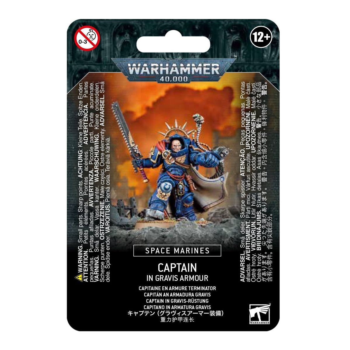 GAMES WORKSHOP 48-70 Space Marines: Captain In Gravis Armour