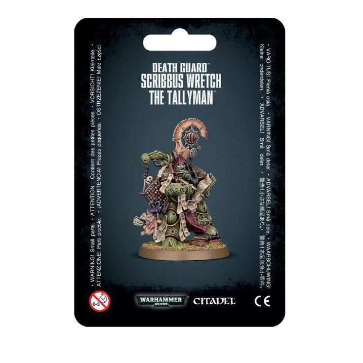 GAMES WORKSHOP 43-45 Death Guard Scribbus Wretch the Tallyman
