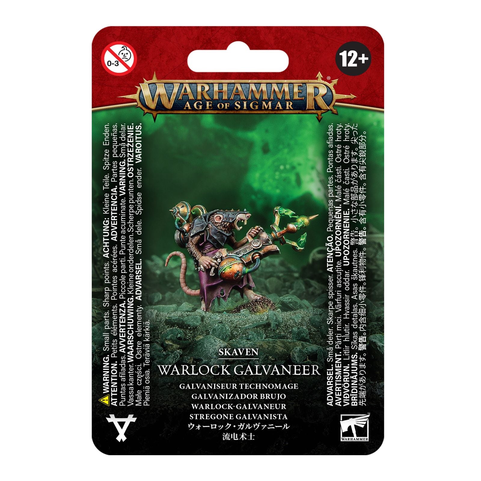 GAMES WORKSHOP 90-51 Skaven: Warlock Galvaneer