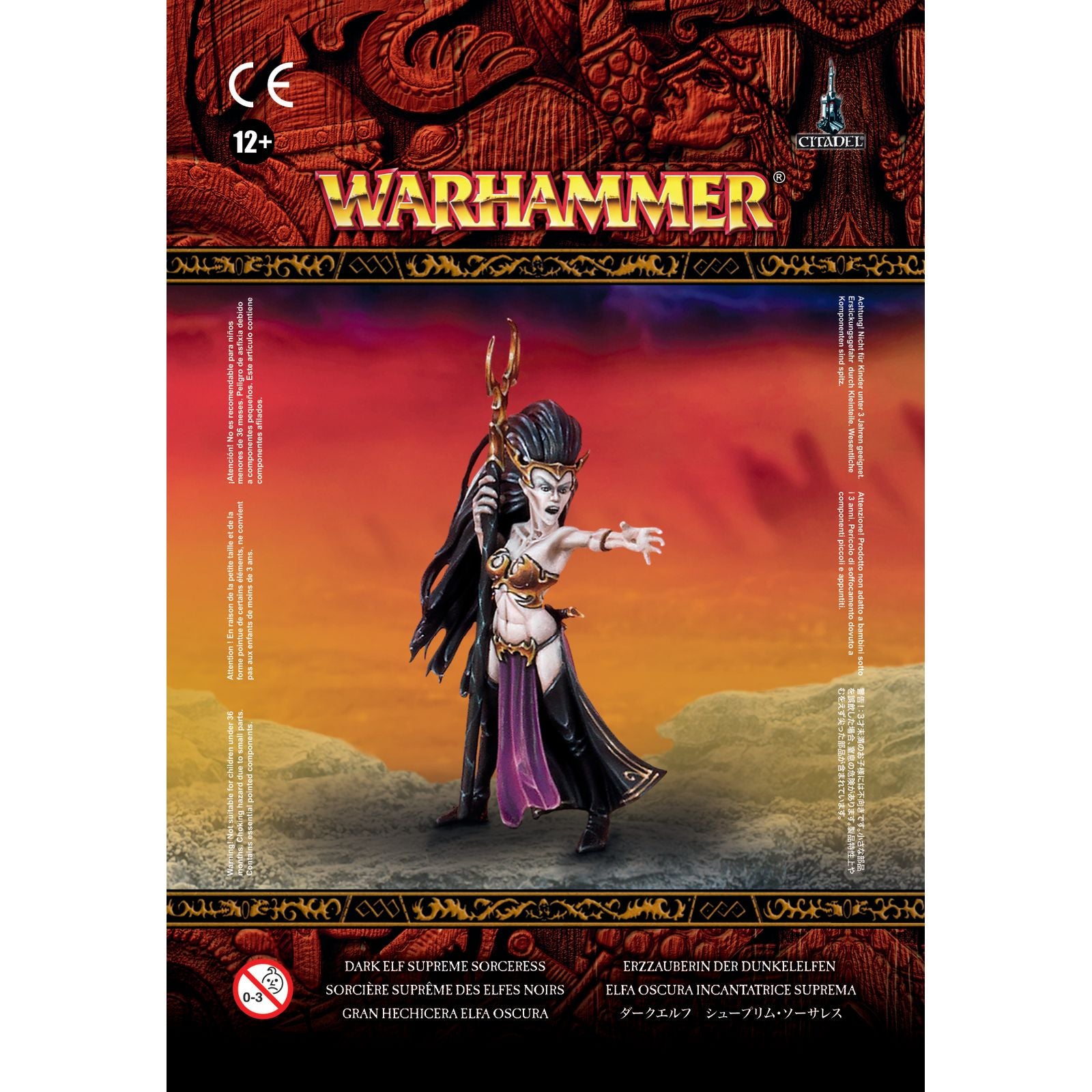 GAMES WORKSHOP 85-34 Dark Elf Supreme Sorceress