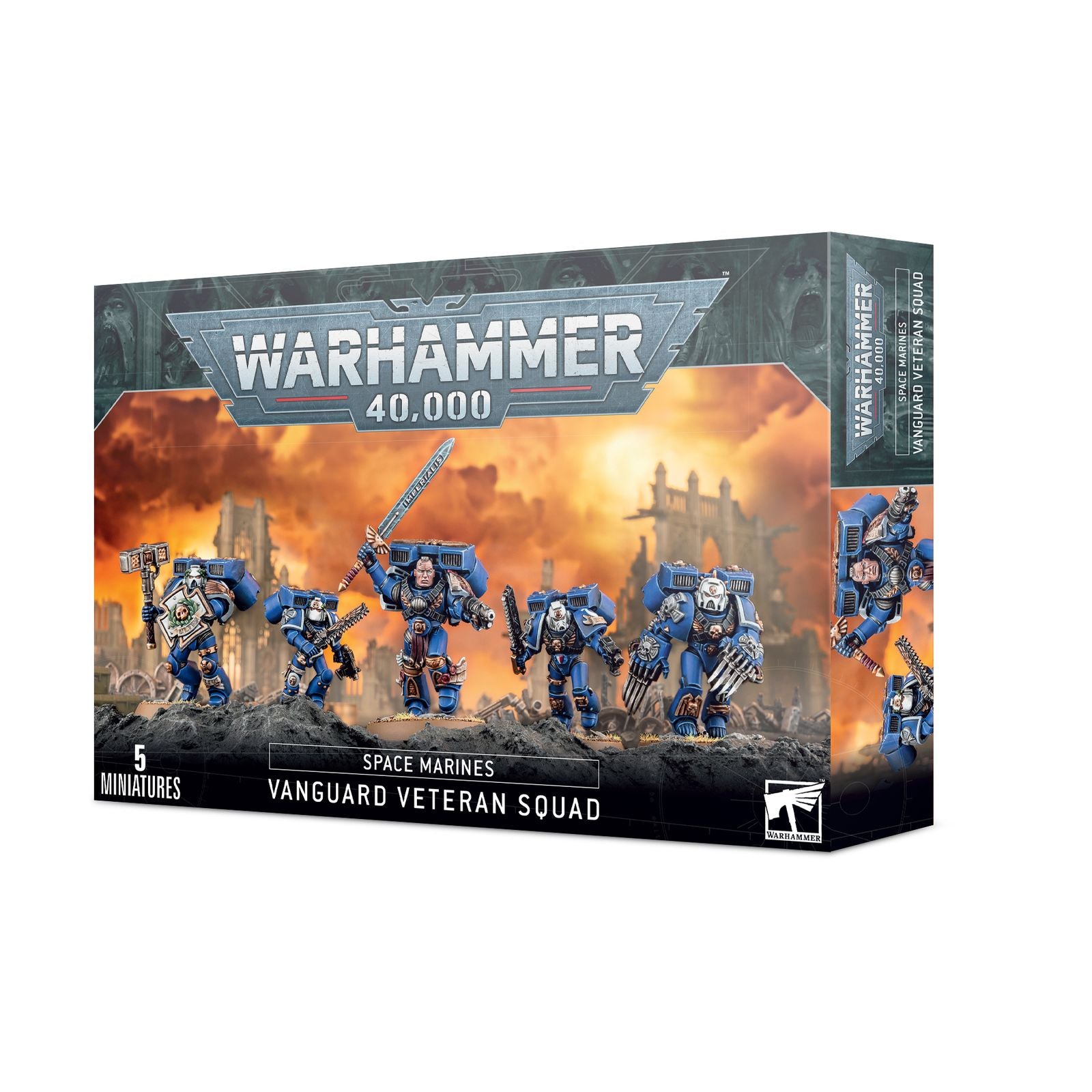 GAMES WORKSHOP 48-18 Space Marines Vanguard Veteran Squad
