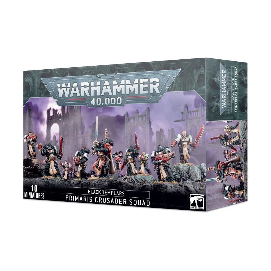 GAMES WORKSHOP 55-45 Black Templars: Primaris Crusader Squad