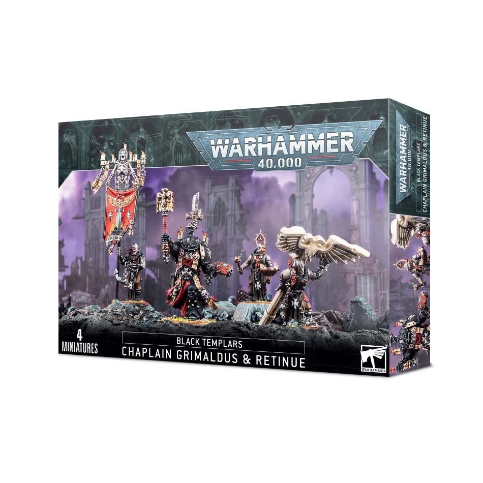 GAMES WORKSHOP 55-44 Black Templars: Grimaldus & Retinue