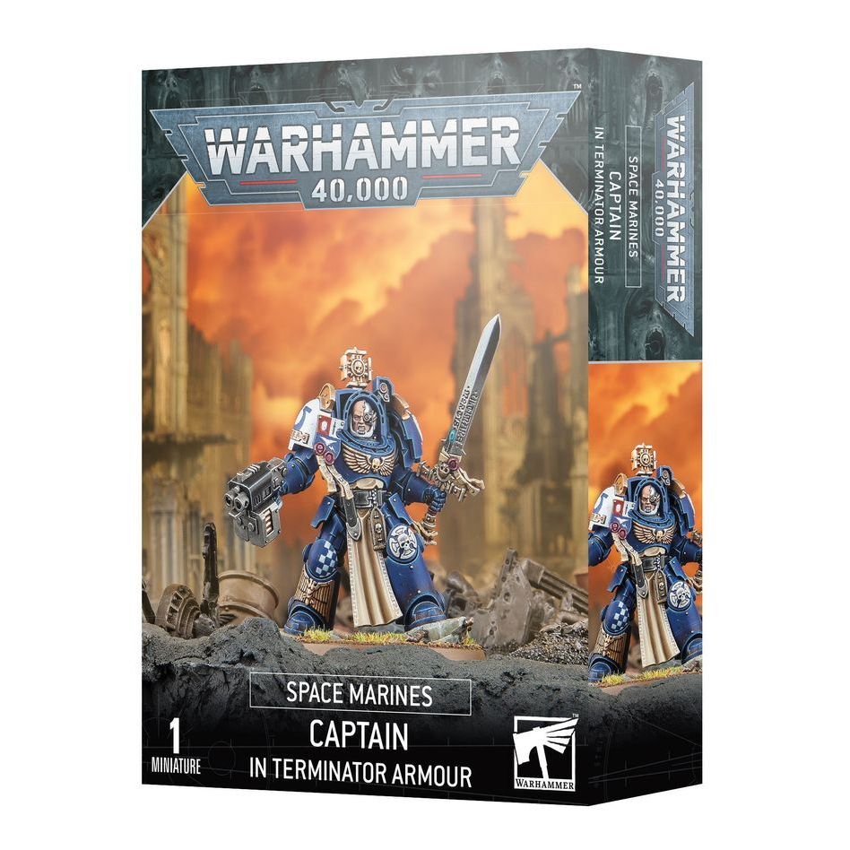 GAMES WORKSHOP 48-92 Space Marines: Captain in Terminator Armour