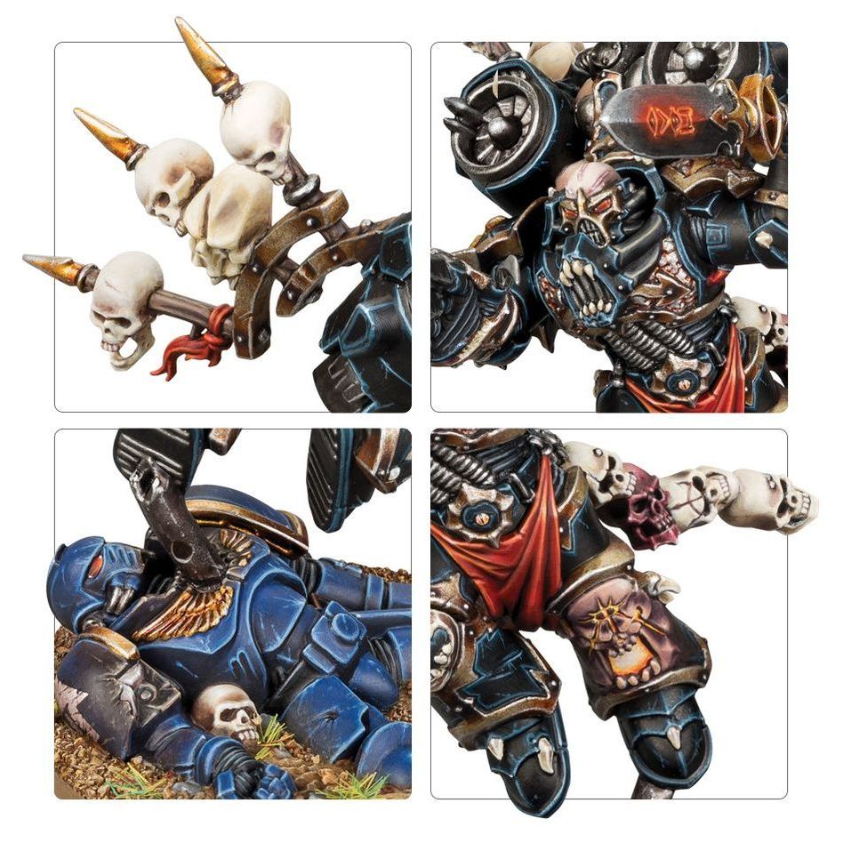 GAMES WORKSHOP 43-23 Chaos Space Marines: Haarken Worldclaimer