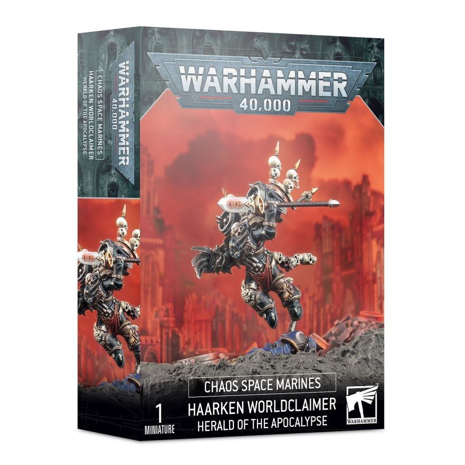 GAMES WORKSHOP 43-23 Chaos Space Marines: Haarken Worldclaimer