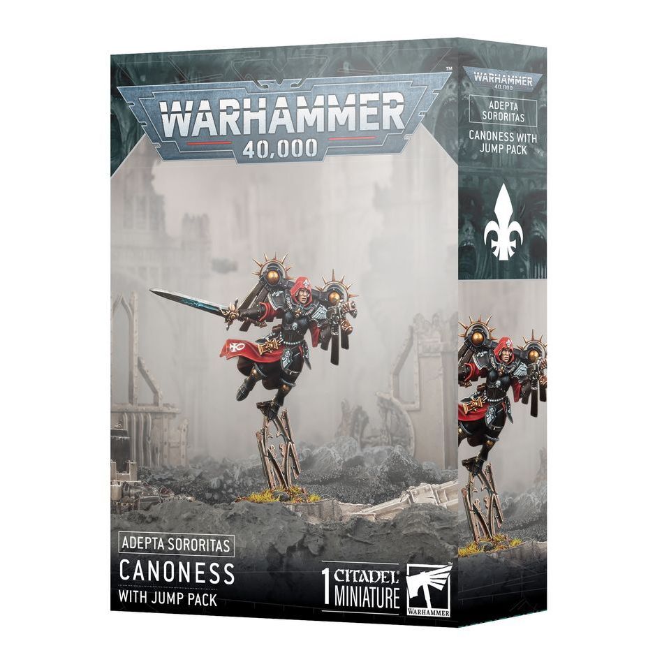 GAMES WORKSHOP 52-61 Adepta Sororitas: Canoness W/Jump Pack