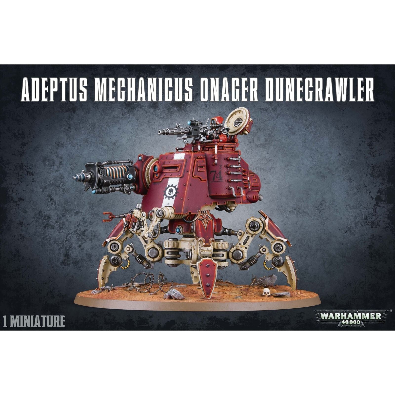 GAMES WORKSHOP 59-13 Adeptus Mechanicus Onager Dunecrawler
