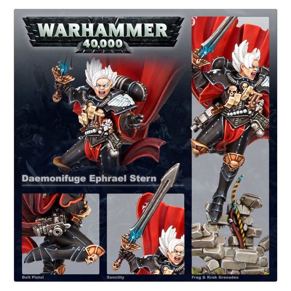 GAMES WORKSHOP 40-50 Adepta Sororitas: Ephrrael Stern & Kyganil