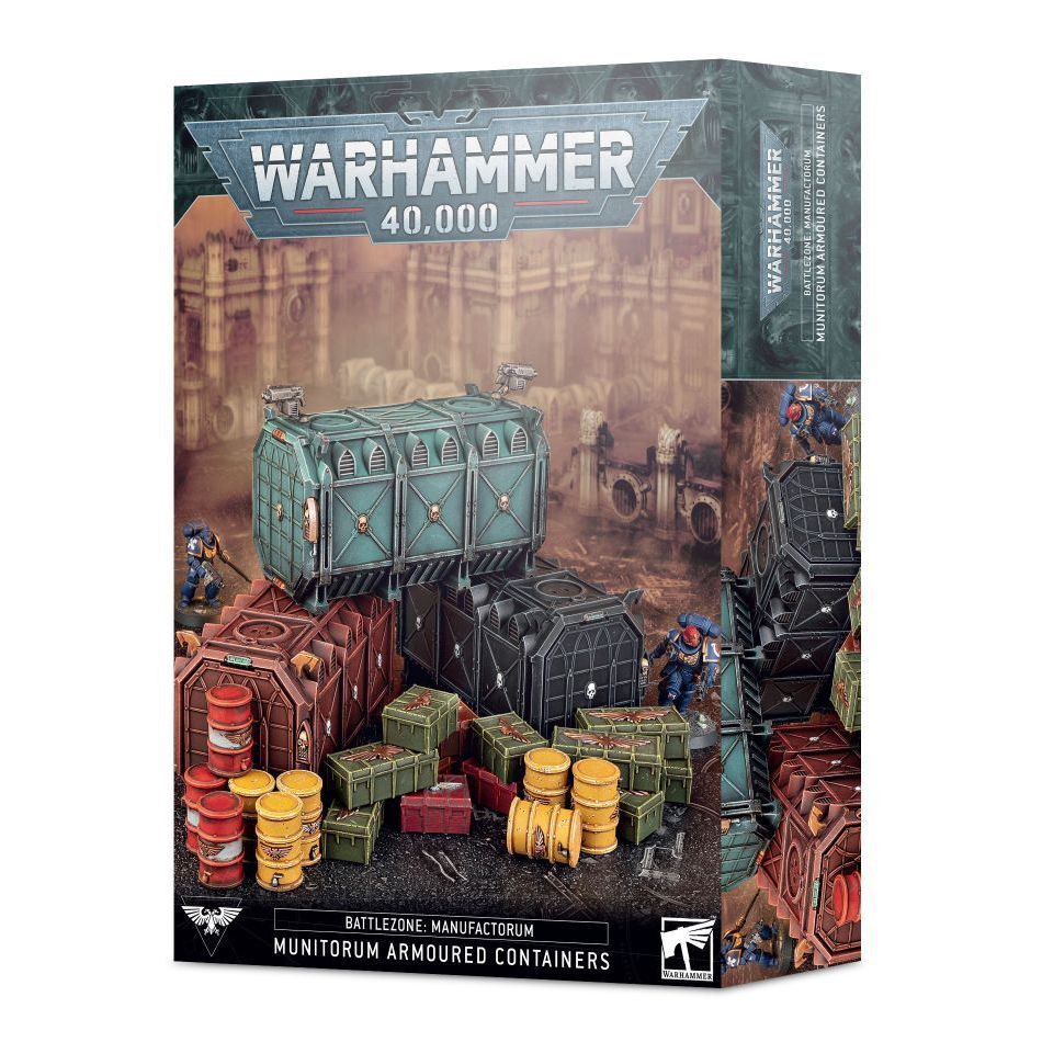 GAMES WORKSHOP 64-98 Munitorium Armoured Containers 2020