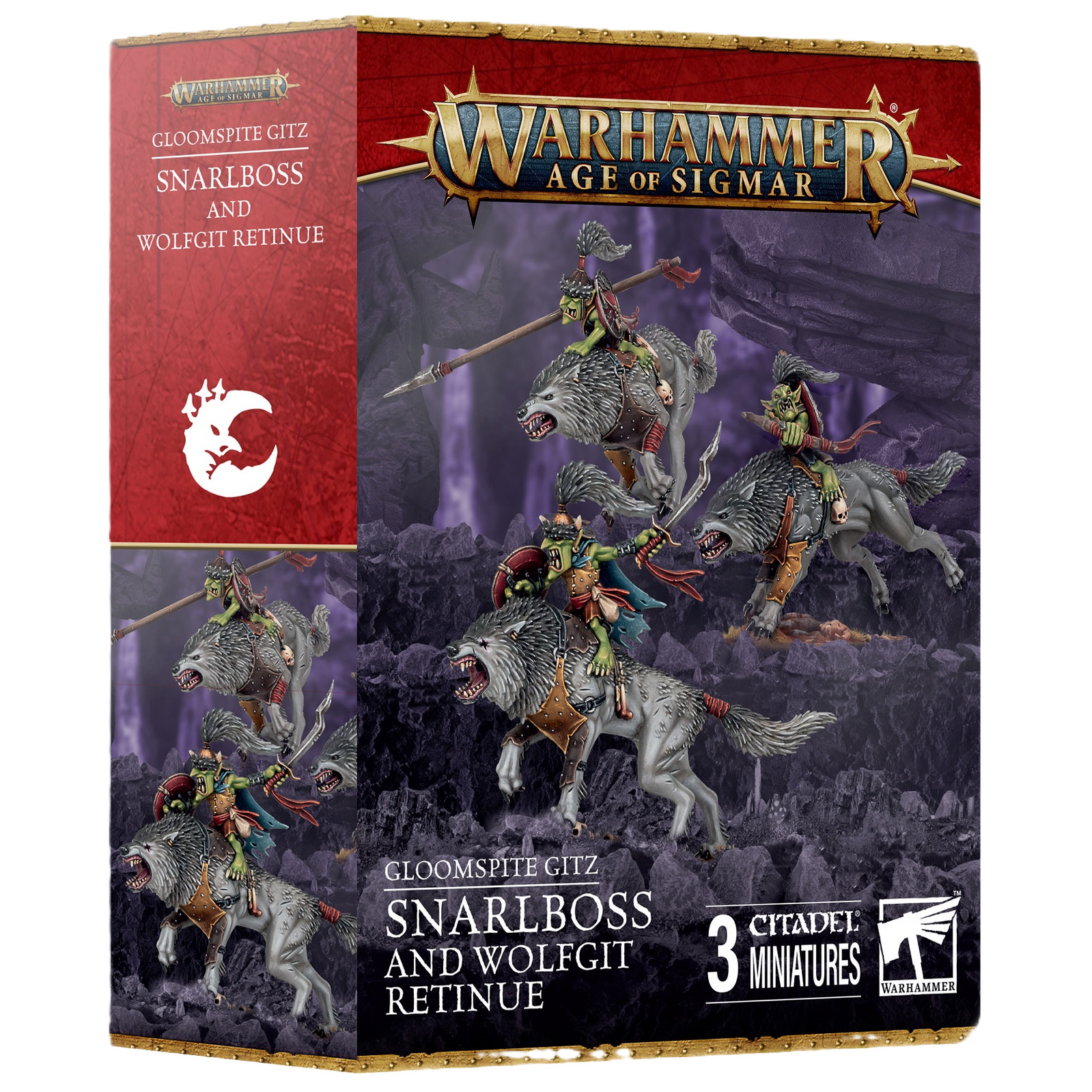 GAMES WORKSHOP 89-98 Snarlboss & Wolfgit Retinue