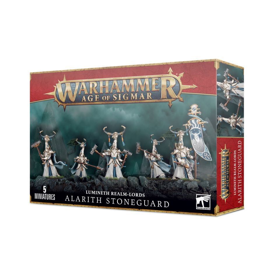 GAMES WORKSHOP 87-54 Lumineth Realm-Lords: Alarith Stoneguard