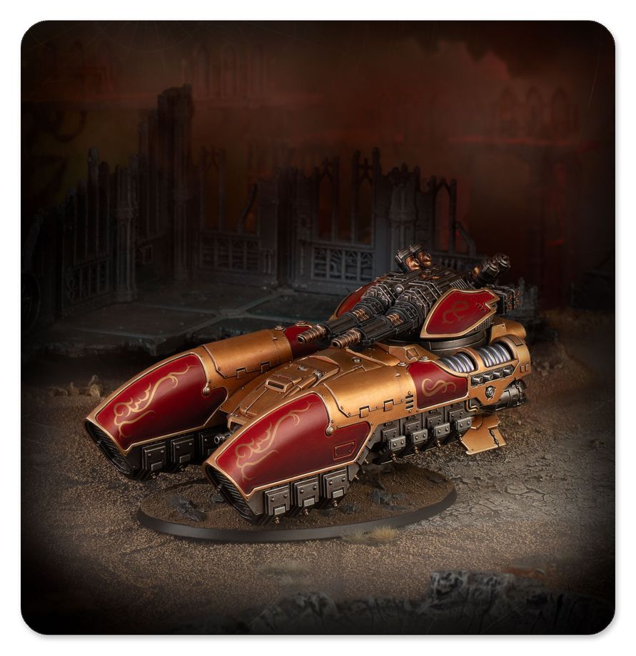 WARHAMMER 40K CUSTODES: Caladius Annihilator Grav-Tank