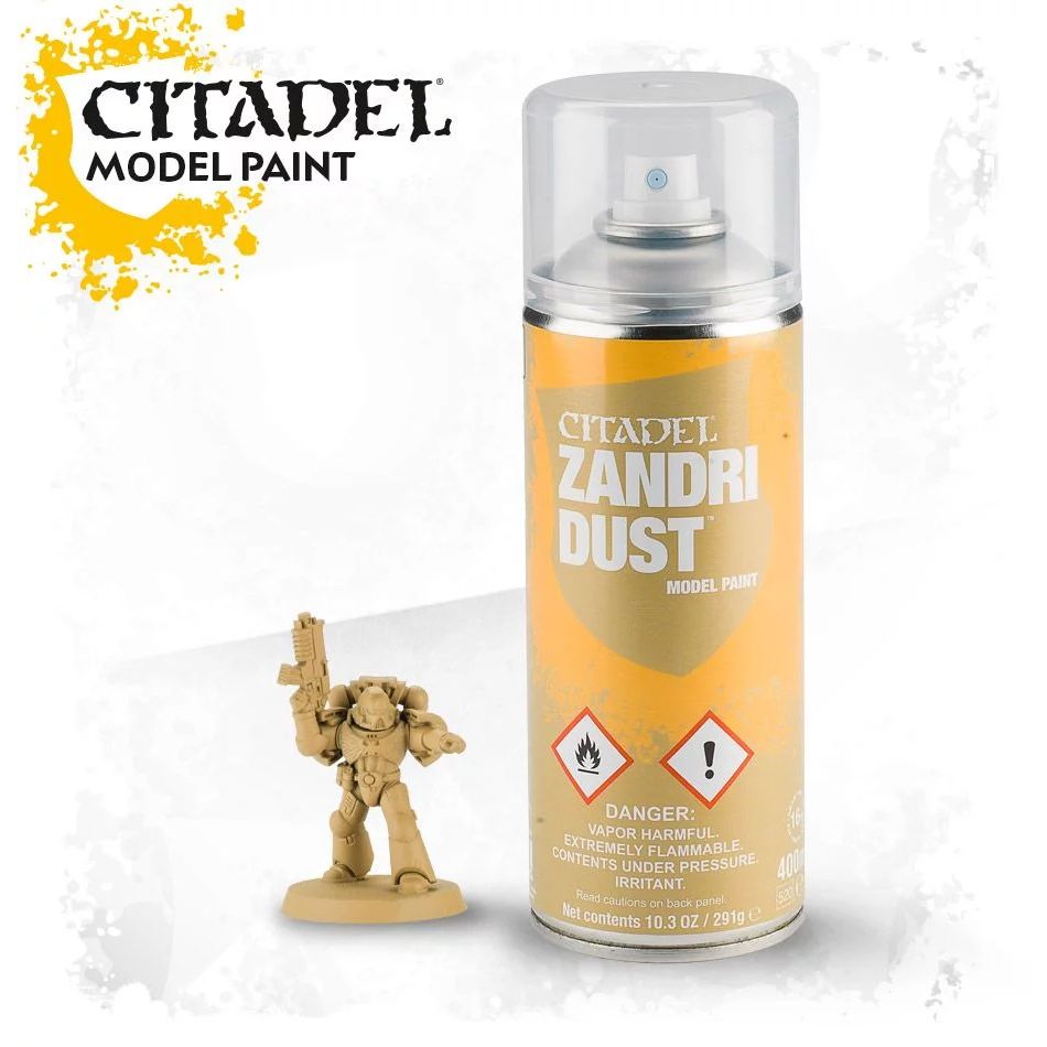 GAMES WORKSHOP 62-20 Citadel Spray Paint: Zandri Dust