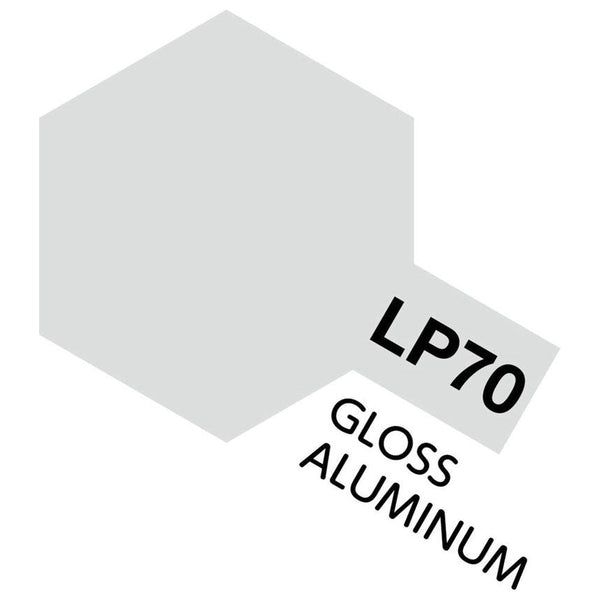 TAMIYA LP-70 Gloss Aluminium Lacquer Paint 10ml 82170