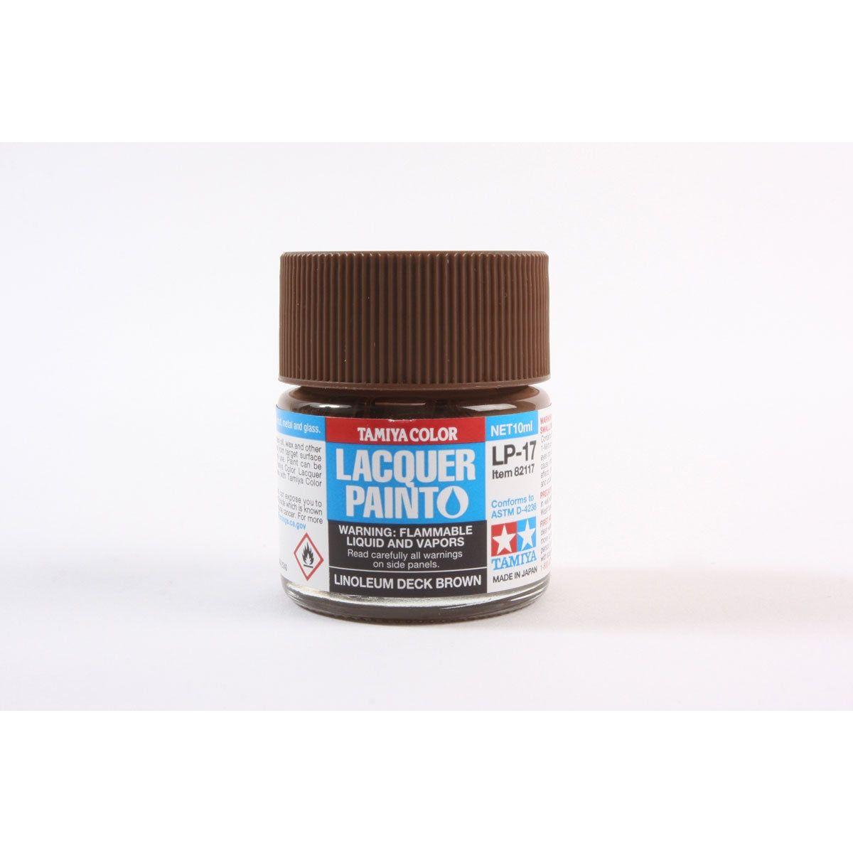 TAMIYA LP-17 Linoleum Deck Brown Lacquer Paint 10ml