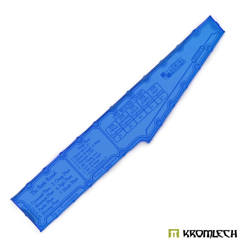 KROMLECH 9th Edition 12" Combat Gauge - Charge Phase - Blue