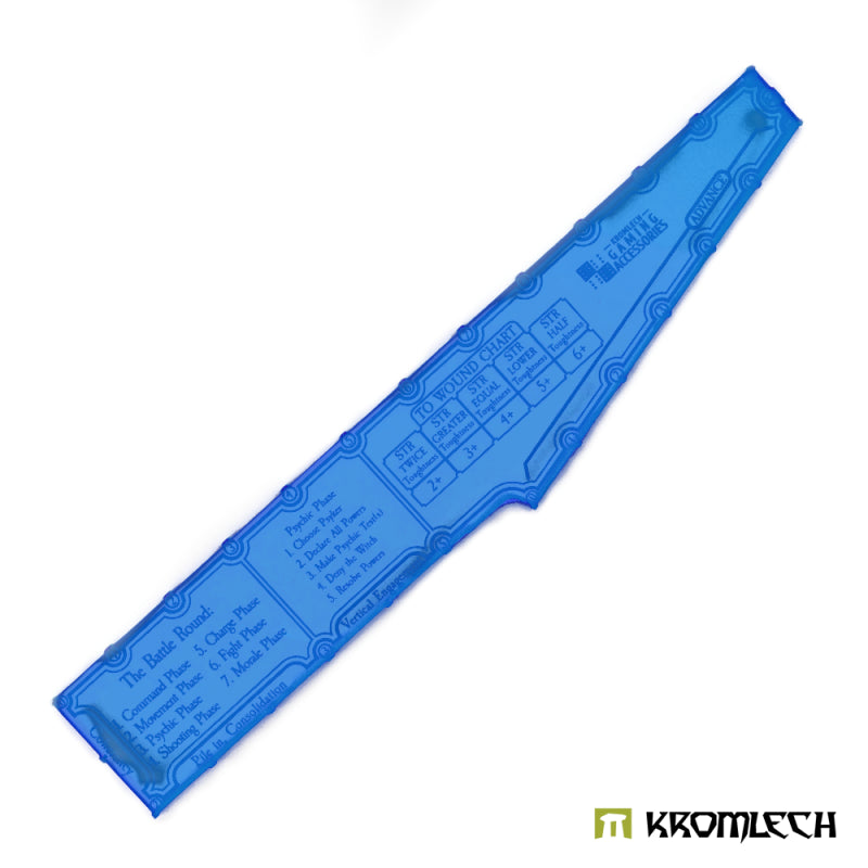 KROMLECH 9th Edition 12" Combat Gauge - Psychic Phase - Blue