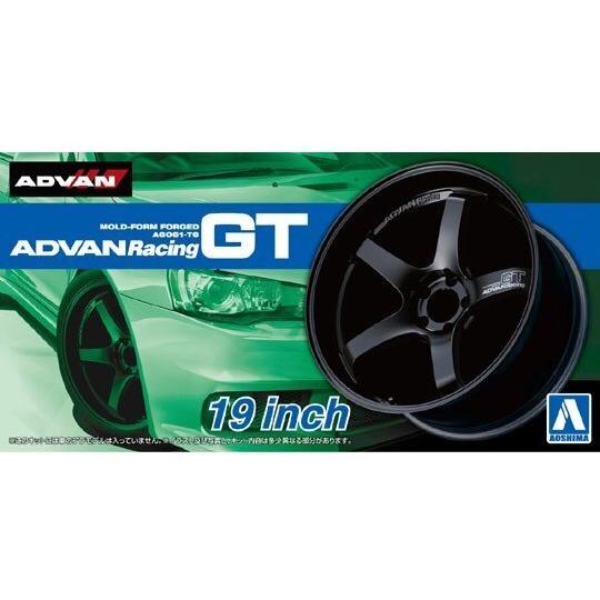 AOSHIMA 1/24 Advan Racing GT 19inch Wheel Set