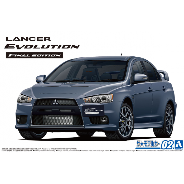 AOSHIMA 1/24 Mitsubishi CZ4A Lancer Evolution X Final Edition '15