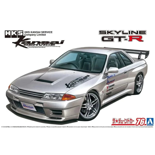 AOSHIMA 1/24 HKS Kansai BNR32 Skyline GT-R 90 Nissan