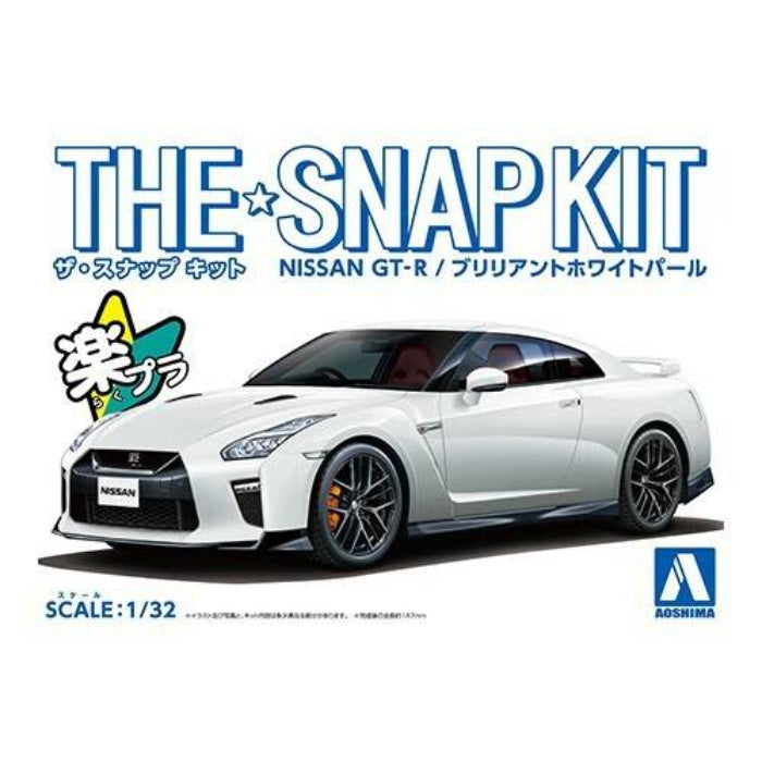 AOSHIMA Snap Nissan R35 GT-R 2024 (Brilliant White Pearl)
