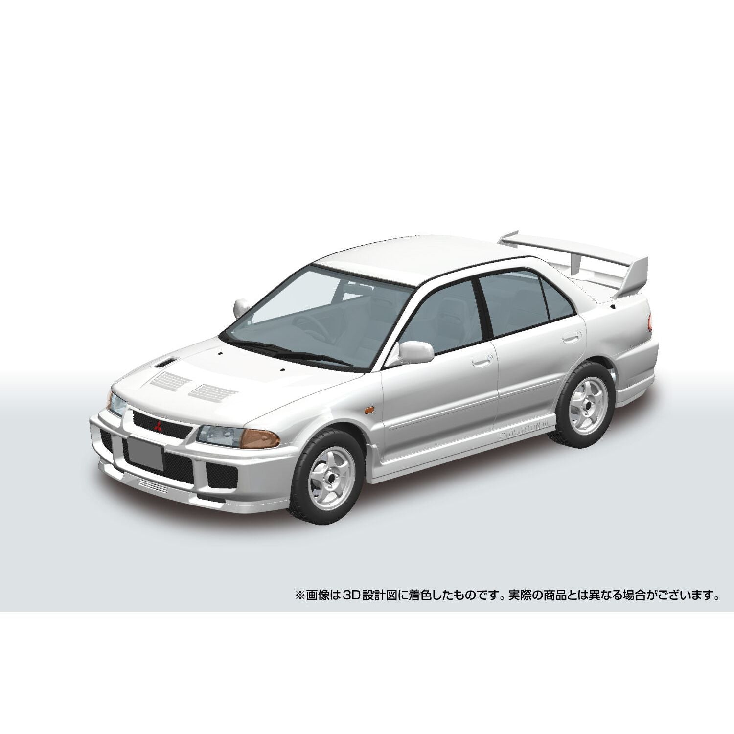 AOSHIMA SNAP CE9A LANCER GSR Evolution III 1995 (Scotia White)