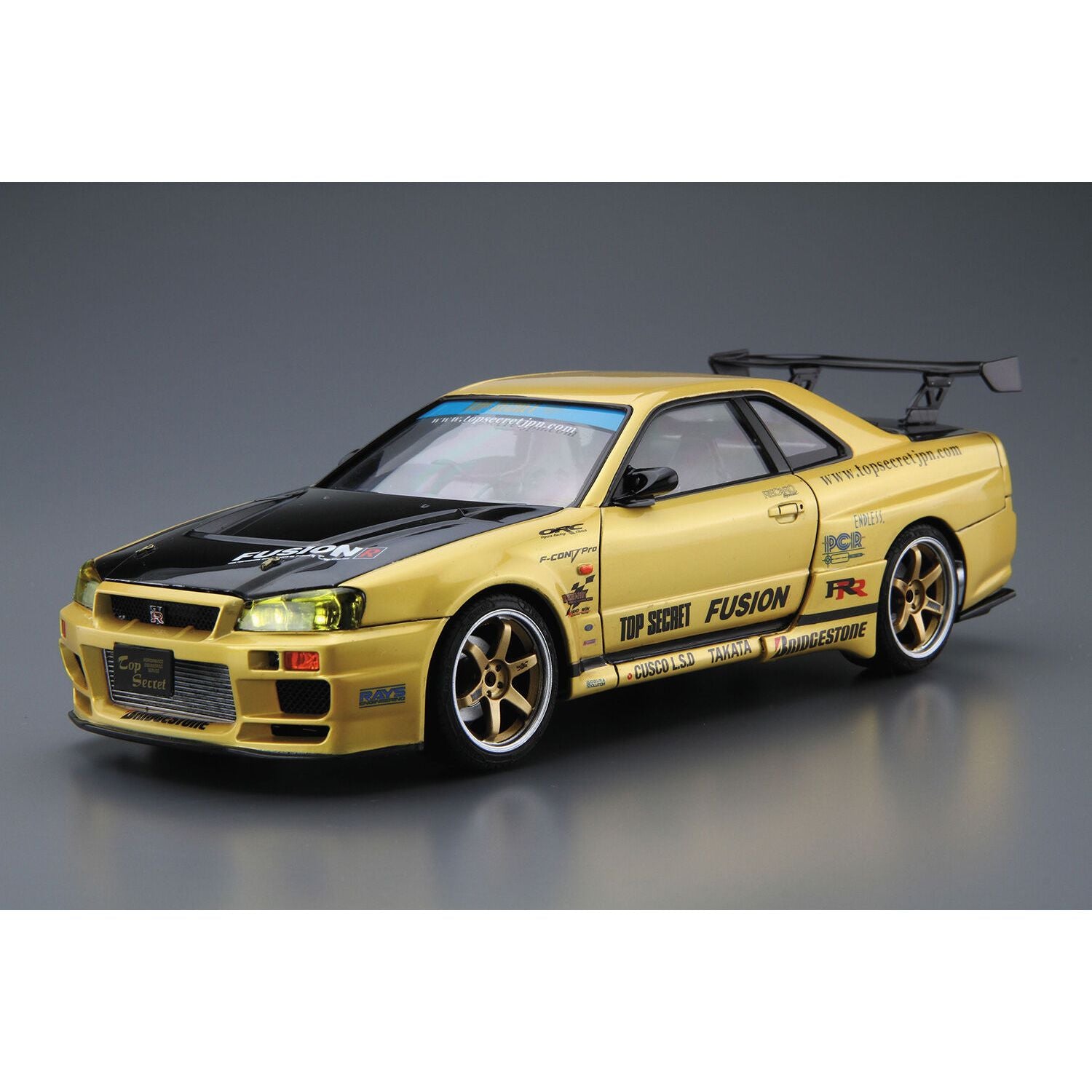 AOSHIMA TOPSECRET BNR34 SKYLINE GT-R '99 (NISSAN)