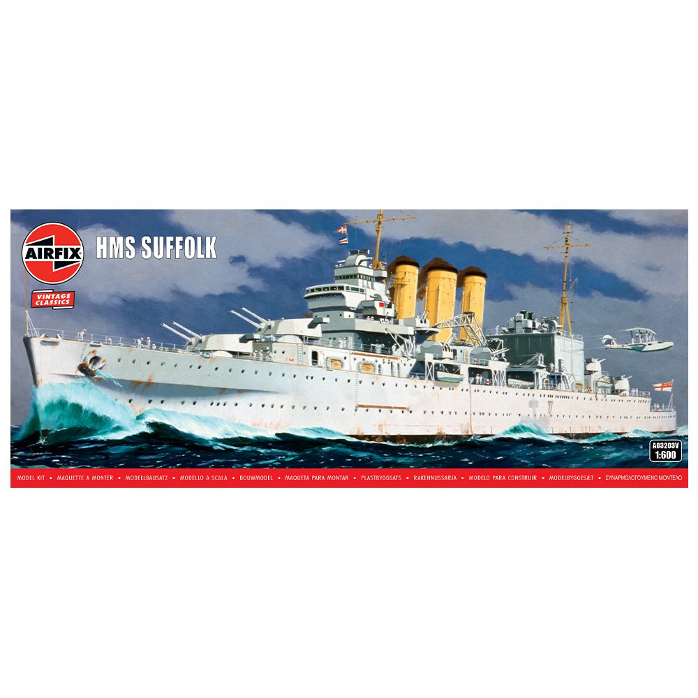 AIRFIX 1/600 HMS Suffolk