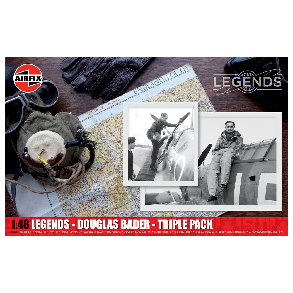 AIRFIX 1/72 Legends - Douglas Bader Triple Pack