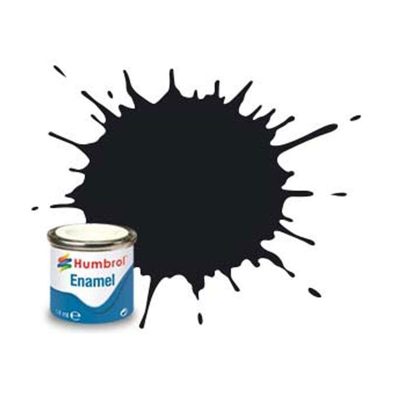 HUMBROL 201 - Black Metallic 14ml