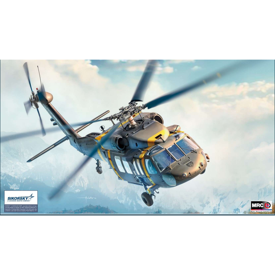 Academy 1/35 UH-60M Black Hawk Helicopter *Aus Decals* Plastic Model Kit