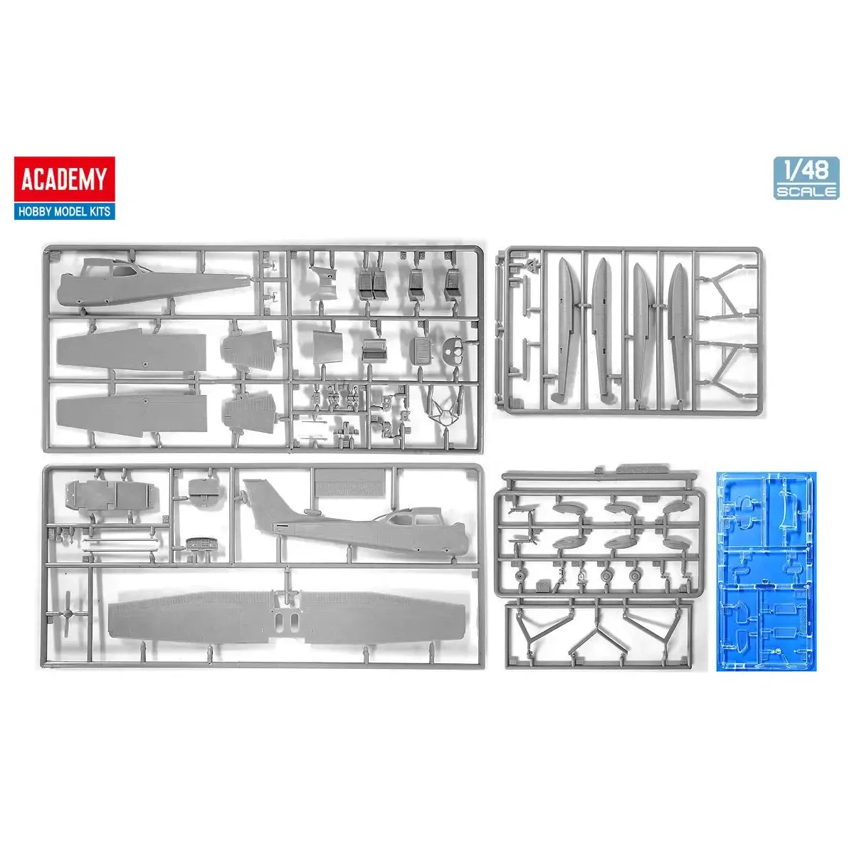 Academy 1/48 Cessna® 172 Skyhawk® Civil Air Patrol Plastic Model Kit
