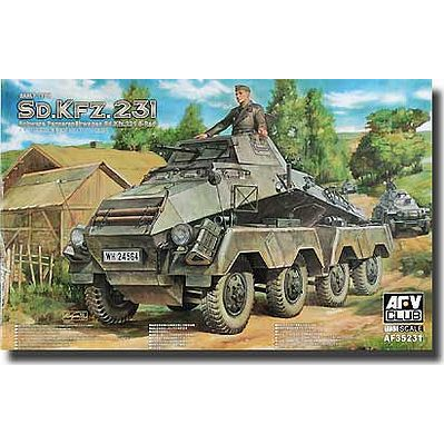 AFV Club 1/35 German Sd.Kfz. 231 Schwerer PanzerspÃ¤hwagen Plastic Model Kit [AF35231]