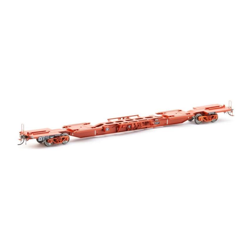 AUSCISION Victorian TVX Flexi-Van Wagon, VR Wagon Red (1964-1979) - 4 Car Pack