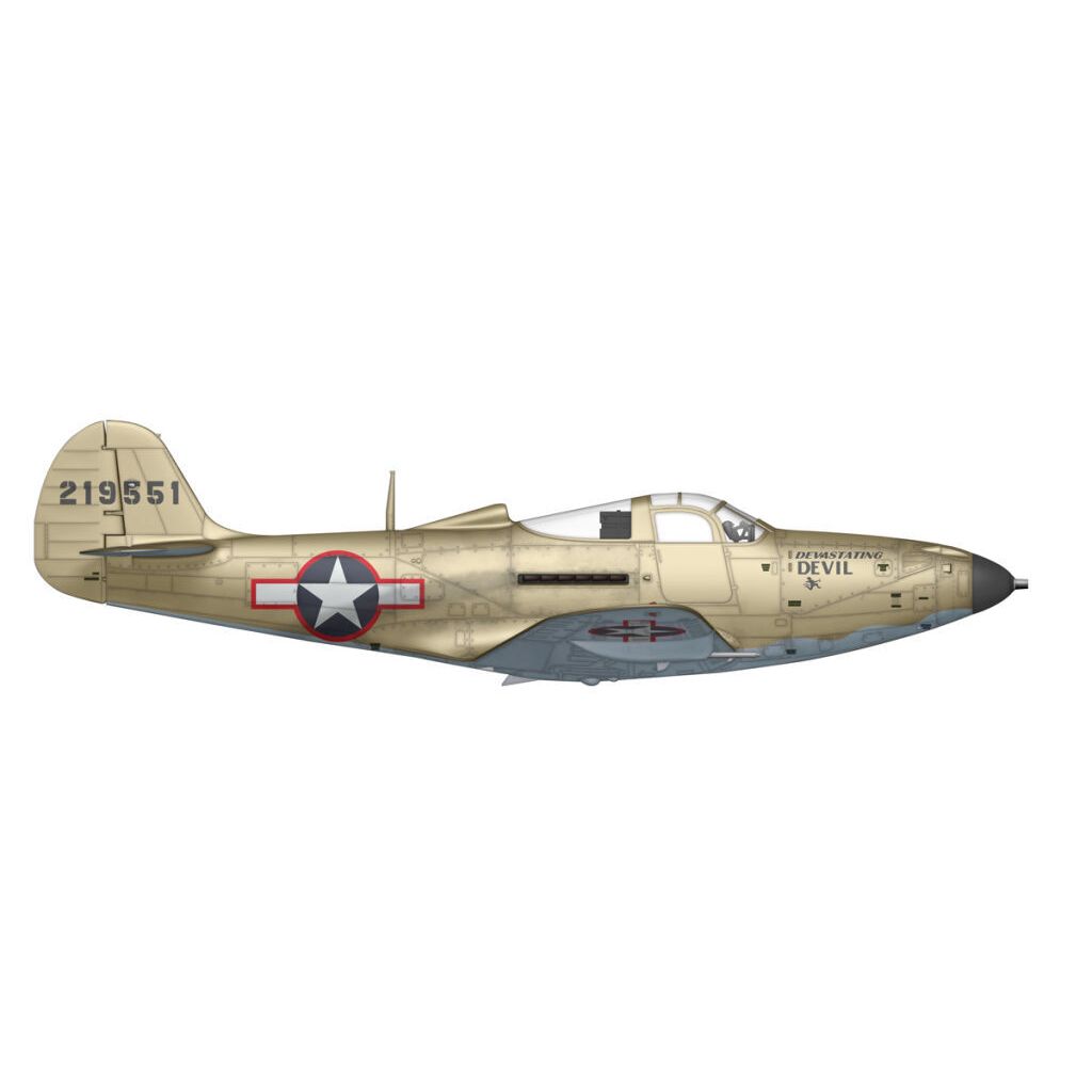 ARMA HOBBY 1/48 P-39 Q Airacobra Plastic Model Kit
