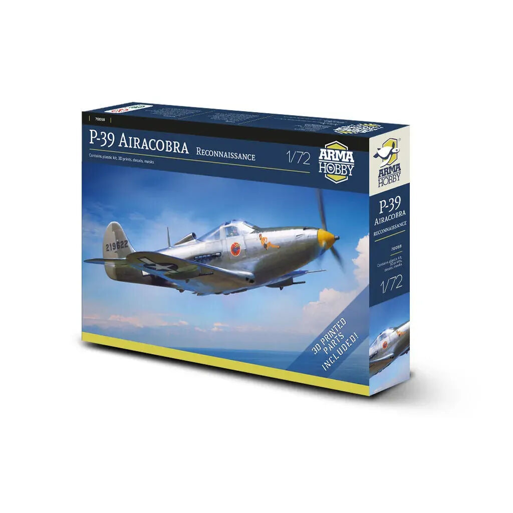 ARMA HOBBY 1/72 P-39 Reconnaissance Plastic Model Kit