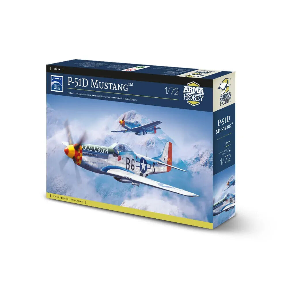 ARMA HOBBY 1/72 P-51D Mustang Plastic Model Kit