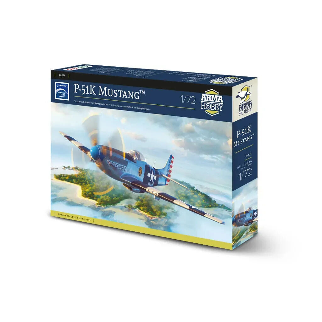 ARMA HOBBY 1/72 P-51K Mustang Plastic Model Kit