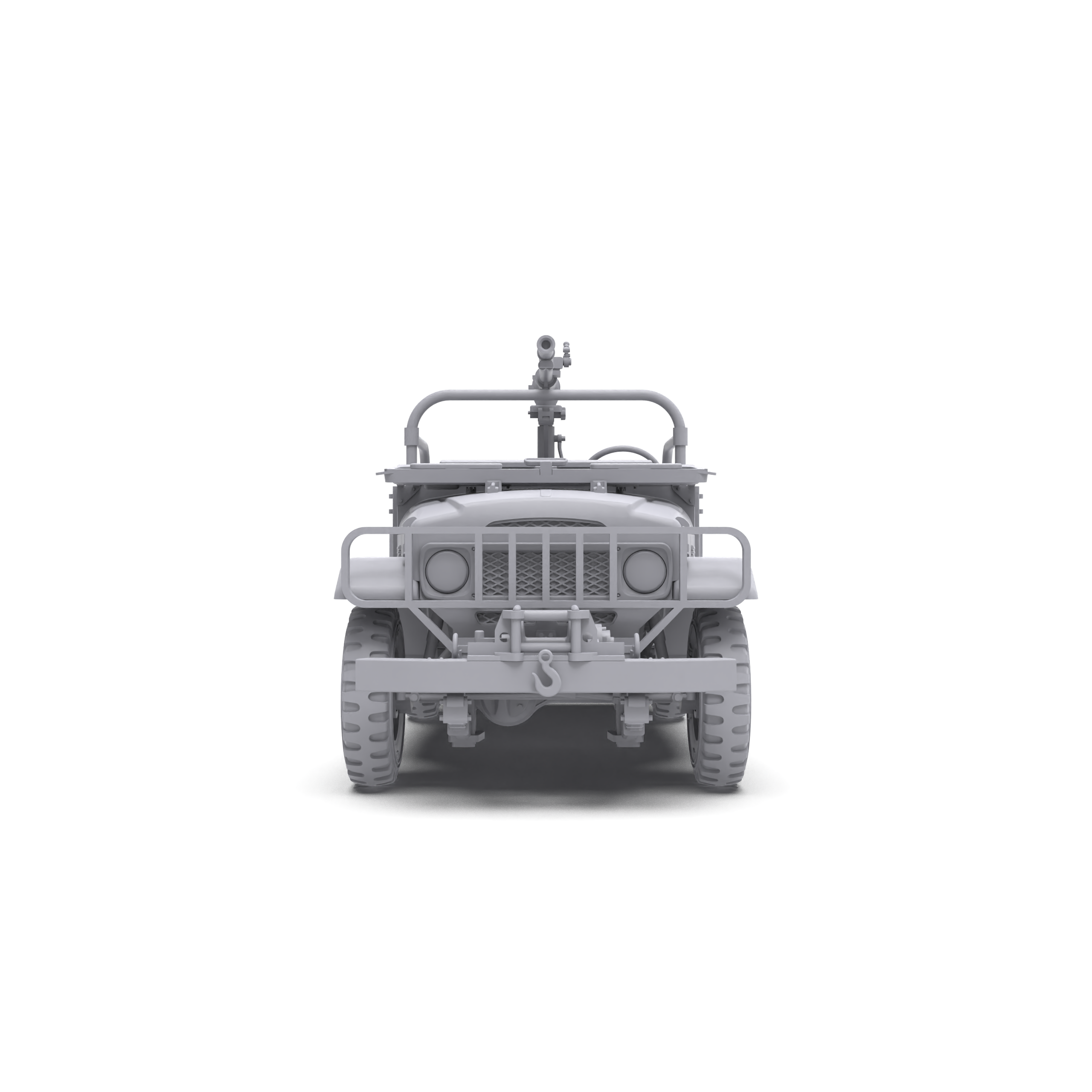 AK Interactive 1/35 FJ43 Pickup with SPG-9.  RECOILLESS GUN Plastic Model Kit/