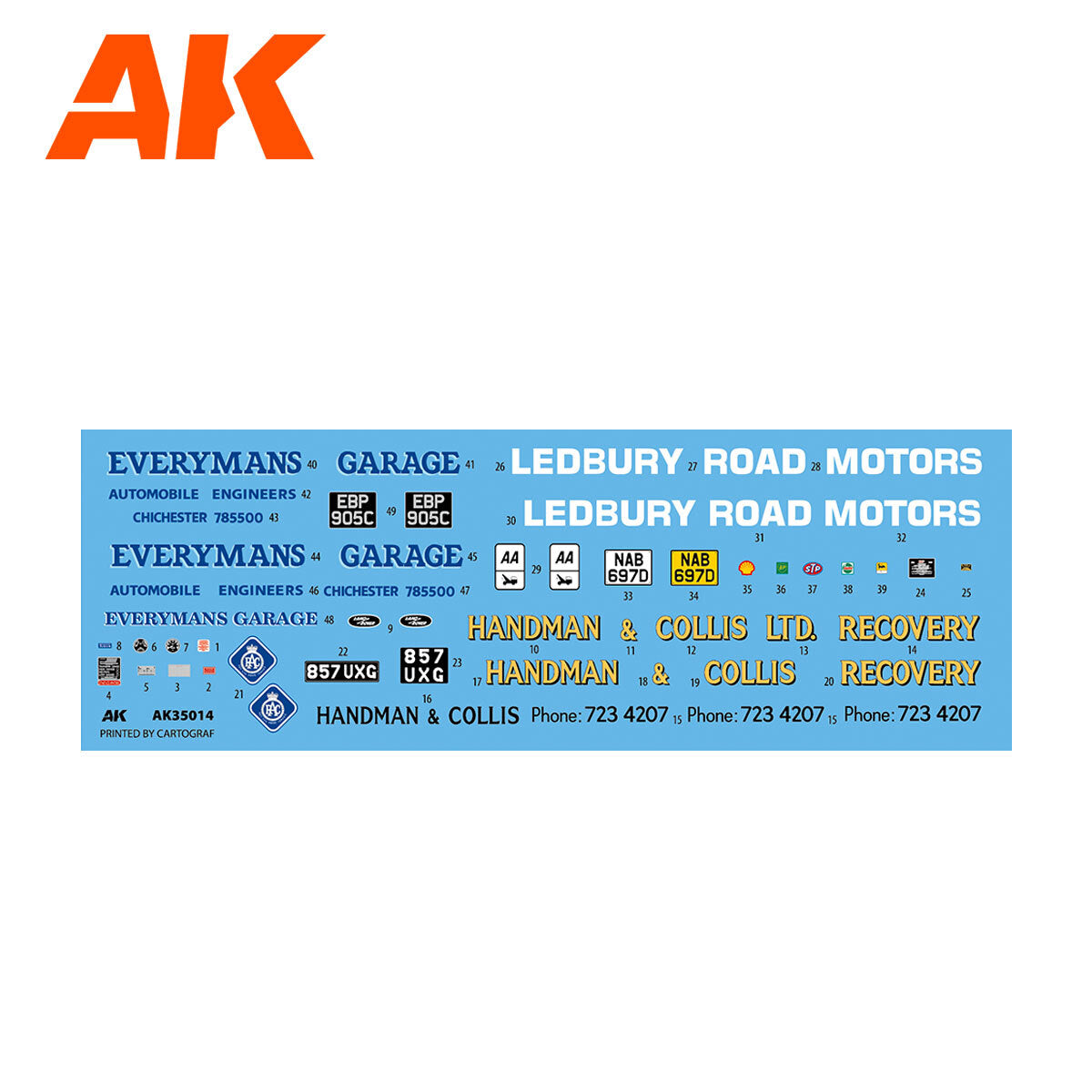 AK Interactive 1/35 Land Rover 88 Series IIA -Crane / Tow Truck Plastic Model Kit