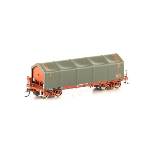 AUSCISION HO CSX Coil Steel Wagon Tarpaulin Cover, VR Olive Green - 4 Pack